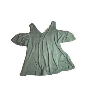 Sage Off The Shoulder Blouse